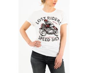 Rokker Lost Riders Ladies T-Shirt, white, size XL