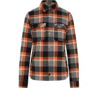 Rokker Memphis, shirt/textile jacket women S Orange/Grey/Black