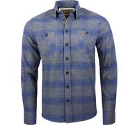 Rokker Milton Shirt, grey-blue, size L for Men