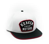 Rokker Motors Patch Snapback Cap, black/white, One size