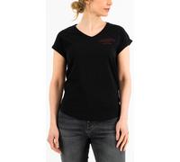 Rokker Nevada Ladies T-Shirt, black, size L for Women