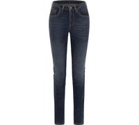 Rokker RT Mid Waist Slim Ladies Motorcycle Jeans, blue, size 32 34 for Women