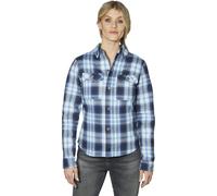 Rokker Seattle Rider Ladies Motorcycle Shirt, blue, size XS