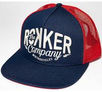 Rokker Snapback Trucker Cap, red/blue, One size