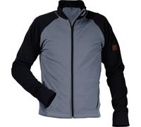 Rokker Soft Shell Jacket, light grey/black, size XS