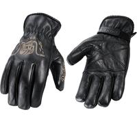 Rokker Tattoo Ape Motorcycle Gloves, black, size L