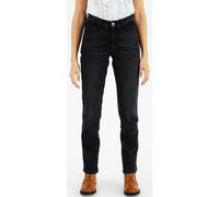 Rokker Tech Mid Straight Ladies Motorcycle Jeans, black, size 30 for Women