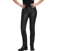 Rokker The Diva Biker Style Ladies Pants, black, size 29