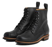 Rokker Urban Rebel Motorcycle Motorbike Leather Boots Black