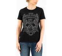 Rokker Wings Classic Ladies T-Shirt, black, size XS