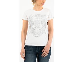 Rokker Wings Classic Ladies T-Shirt, white, size M for Women