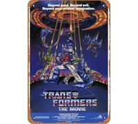 ROKOL Transformers: The Movie (1986) Poster Home Wall Art Decoration Retro Metal Tin Sign 8x12 inch