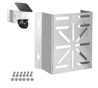 ROKOLOOM Universal Corner Mount for eufy Security SoloCam S340, Tapo Camera - Stainless Steel Mounting Bracket for Most CCTV Cameras, LED Wall/ Stage Lights, Solar Panels