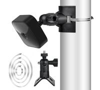 ROKOLOOM Universal Pole Mount for Arlo, Eufy, Google Nest Cam, Stick Up Cam/Pro, Rin g Indoor Cam, Fits All Surveillance Cameras with Standard 1/4 Thread Holes (Black)