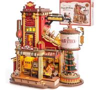 ROBOTIME ROKR Dream Gift Factory Christmas Mechanical Music Box Wooden Kit EAB01