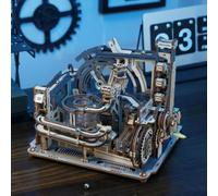 ROKR Marble Spaceport Marble Run 3D Wooden Puzzle Model Kit LGC01