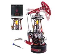 ROKR 3D Puzzle Plastic Metal Mechanical 3D Model Kits for Adults to Build, DIY Crafts Gifts, Industrial City (Oil Pump Jack), CGL03