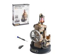 ROKR 3D Puzzle Plastic Metal Mechanical 3D Model Kits for Adults to Build, DIY Crafts Gifts, Industrial City (Morse Telegraph)