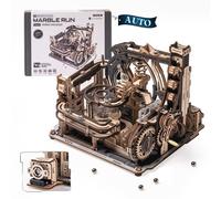 ROKR Marble Spaceport Marble Run 3D Wooden Puzzle Model Kit LGC01