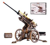 ROKR 3D Wooden Model Kits for Adults Kids - 3D Puzzle Rokr Models ST-5 Dynamic Mechanical Assembly & Launching Model LQM01