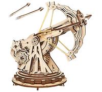 ROKR 3D Wooden Puzzle for Adults Construction Model Kits to Build, KW401 | Mechanical Models, Justice Guard, Creative DIY Toys