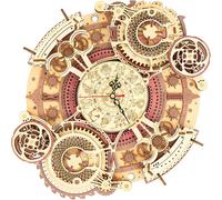 ROKR 3D Wooden Puzzle Laser-Cut Jigsaw Zodiac Wall Clock Model Kits Home Decor