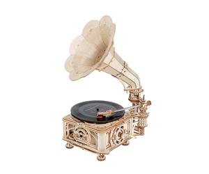 ROKR Classic Gramophone Electric Version Wooden 3D Puzzle LKB01D