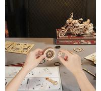 ROKR Cruiser Motorcycle DIY 3D Wooden Puzzle Vehicle Model Kit
