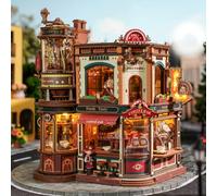 ROKR Dream Coffee Factory Music Box Wooden 3D Puzzle EAB02