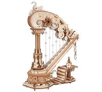 ROKR Magic Harp Music Box Wooden Model Kit