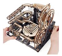 ROKR Marble Run Night City 3D Wooden Puzzle Model Kits for Adults to Build, Gift for Men Kids