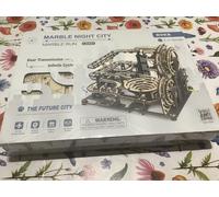 ROBOTIME ROKR Marble Night City Marble Run Wooden Mechanical Model Kit LGA01