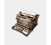 ROKR Mechanical Typewriter 3D Wooden Puzzle Model Kit LK703B (Classic Version)