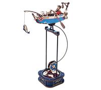 ROKR Ocean Fisher Pendulum Balance Toy 3D Puzzle Wooden Kit MCD02