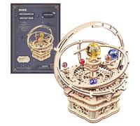 Robotime ROKR Starry Night 3D Wooden Puzzle Building Toys 13.5 x 13.5 x 15.5 cm 1PC