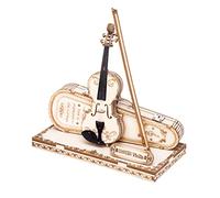 ROKR Violin Capriccio,3D Wooden Puzzle,Violin Model Kits,TG604K | Beginner-Friendly Build, Approx. 2 Hours,Craft for Adults,Gift for Teens and Adults