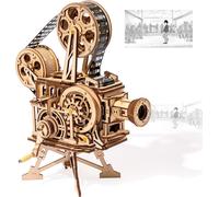 ROKR Vitascope LK601 3D Wooden Puzzle Mechanical Film Projector Model Robotime