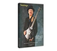 ROKSSY Guitarist Carlos Santana Poster Canvas Poster Wall Art Decor Print Picture Paintings for Living Room Bedroom Decoration 12x18inch(30x45cm)