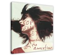 ROKSSY Sophie Ellis Murder on The Dancefloor Music Album Cover Poster Canvas Poster Wall Art Decor Print Picture Paintings for Living Room Bedroom Decoration 24x24inch(60x60cm)