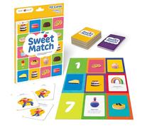 rokt&razo Sweet Match, A Delicious Memory Matching Card Game for Kids & Seniors, Easy & Fun, Blank Cards to Customize Truth or Dare, Boys and Girls Ages 4+, School, Travel, Stocking Stuffers