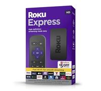 ROKU Express 3960RW: Easy and Powerful HD Streaming, Includes HDMI Cable, Access Hundreds of Free and Paid Channels for Unlimited Fun
