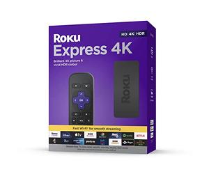 Roku Express 4K | HD/4K/HDR Streaming Media Player, Black