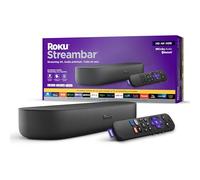 Roku Streambar 4K/HD/HDR Streaming Device and Premium Audio All in One Includes Voice Remote Control
