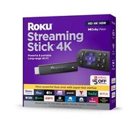 Roku Streaming Stick 4K Streaming Device 4K/HDR/Dolby Vision with Voice Remote and TV Controls