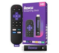 Roku Streaming Stick HD 2025 - HD Streaming Device for TV with Roku Voice Remote, Free & Live TV