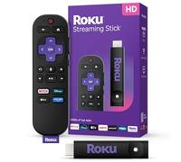 Roku Streaming Stick HD 2025 - HD Streaming Device for TV with Roku Voice Remote, Free & Live TV