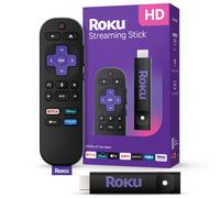 Roku Streaming Stick HD 2025 - HD Streaming Device for TV with Roku Voice Remote, Free & Live TV