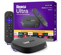 Roku Ultra 2024 | The Ultimate Streaming Player - 4K Streaming Device for TV with HDR10+, Dolby Vision & Atmos - Bluetooth & Wi-Fi 6- Rechargeable Voice Remote Pro - Free & Live TV