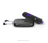 Roku Ultra LT 4K/HDR/HD Streaming Player with Enhanced Voice Remote Ethernet MicroSD with Premium 6FT 4K Ready HDMI Cable Black