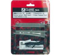 Rokuhan Z gauge R040 R490mm 13 Remote Turnout Right Hand 110mm Track 1/220 Scale